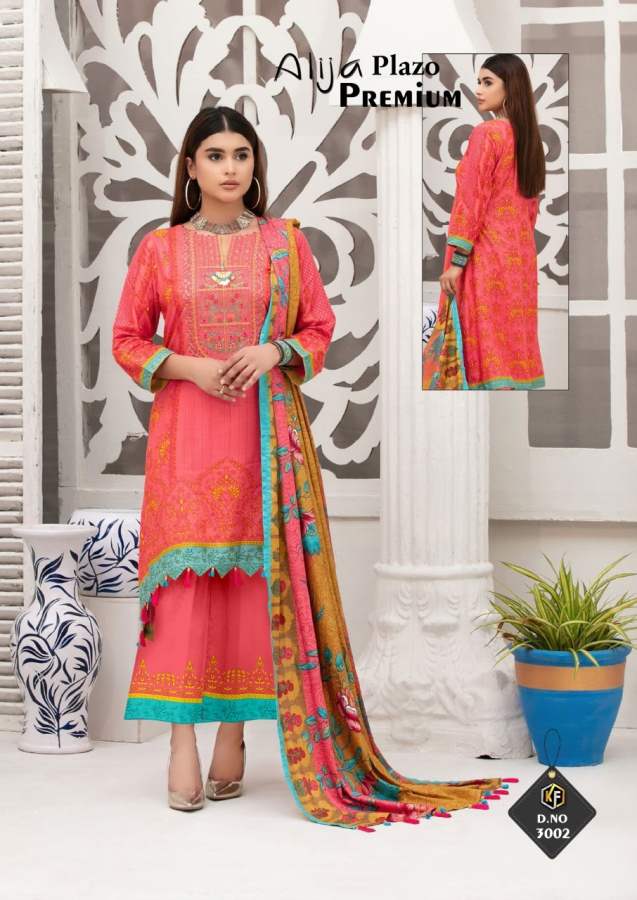 Keval Alija Plazo 3 Premium Heavy Festive Wear Karachi Cotton Dress Material Collection
